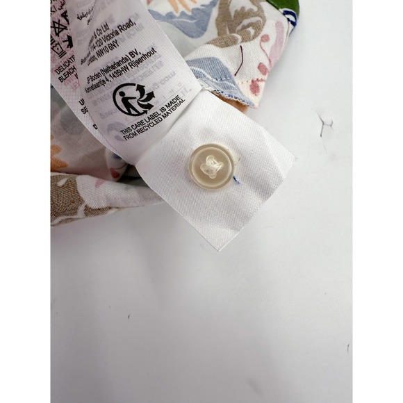 New Boden Pajama Shirt Womens 4 Floral Button Front Long Sleeve Sleepwear - Picture 8 of 11